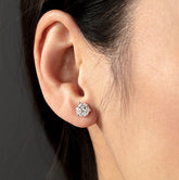 Hearts On Fire Three-Prong Stud Earrings - Dracakis Jewellers